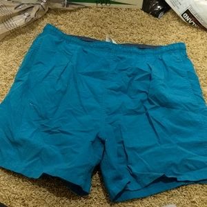 Blue swimming trunks